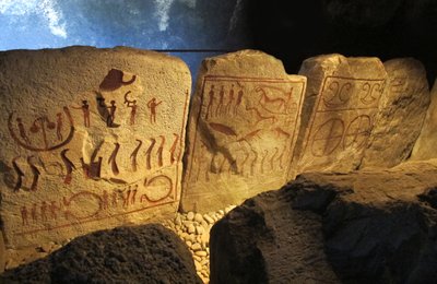 Het Koningsgraf bij Kivik Kungagraven, 1e helft van het 2e millennium v.Chr. door Bronze Age culture