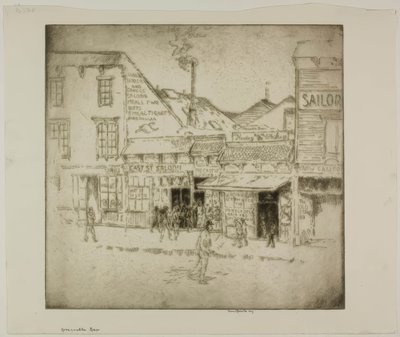 Voordek Bar door Bror Julius Olsson Nordfeldt