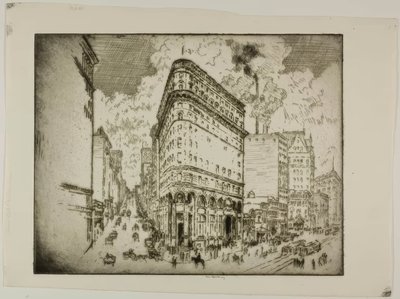 San Francisco - Bereden politieagent door Bror Julius Olsson Nordfeldt