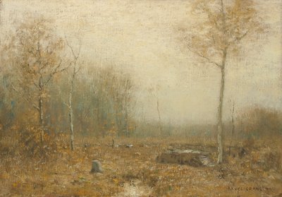 Een november scène, ca. 1895 door Bruce Crane
