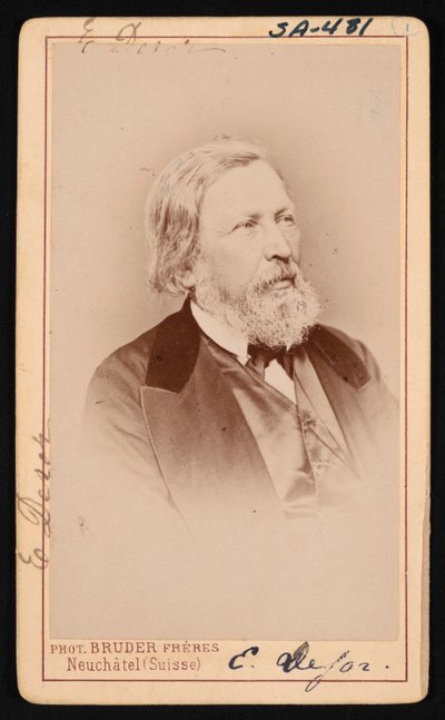 Portret van Pierre Jean Edouard Desor door Bruder Freres