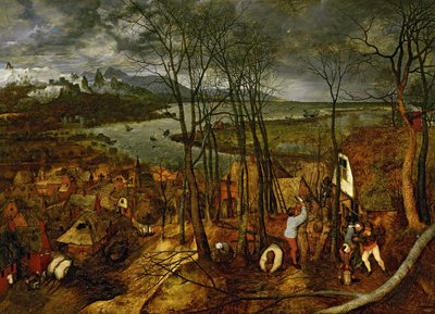 De Sombere Dag Vroege Lente door Bruegel