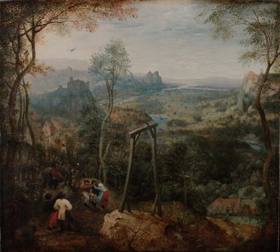 De ekster op de galg door Bruegel