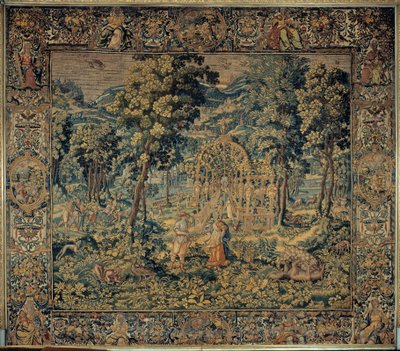 Vertumnus en Pomona door Brussels Manufactory