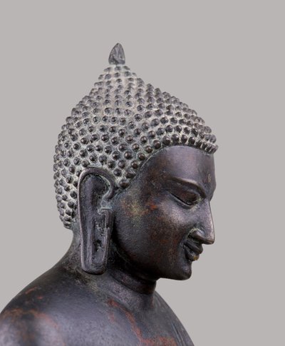 Hoofd van een Boeddha, Klassieke Pagan-stijl (11e-14e eeuw) door Burmese School