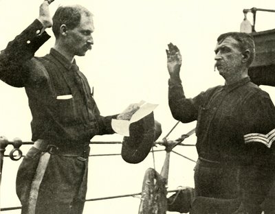 Luitenant Lewis herinschrijft Thomas Dixon, Spaans-Amerikaanse Oorlog, 19 juni 1898, 1899 door Burr McIntosh