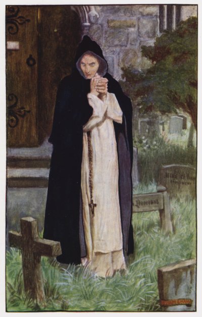 Illustratie voor The Cloister and The Hearth door Charles Reade door Byam (after) Shaw