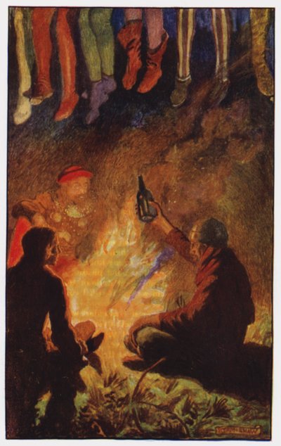 Illustratie voor The Cloister and The Hearth door Charles Reade door Byam (after) Shaw