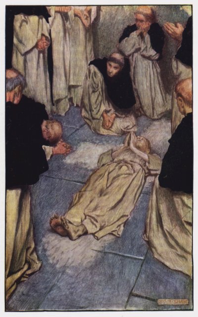 Illustratie voor The Cloister and The Hearth door Charles Reade door Byam (after) Shaw