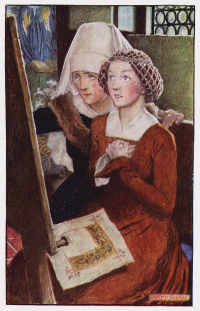 Illustratie voor The Cloister and The Hearth door Charles Reade door Byam (after) Shaw