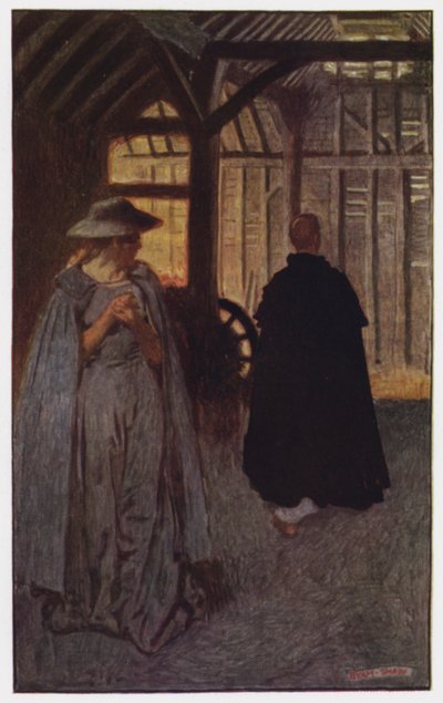 Illustratie voor The Cloister and The Hearth door Charles Reade door Byam (after) Shaw