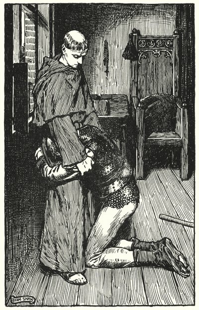 Illustratie voor The Cloister and The Hearth door Charles Reade door Byam (after) Shaw