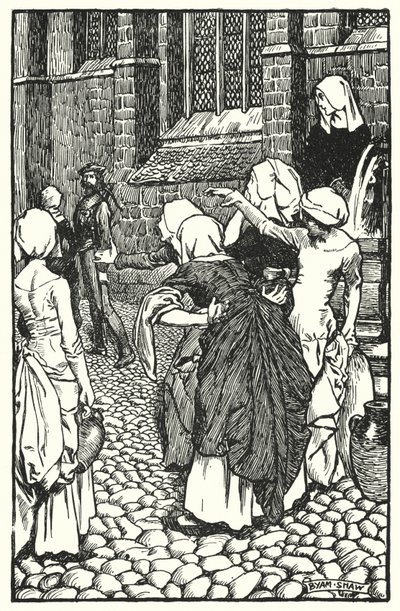 Illustratie voor The Cloister and The Hearth door Charles Reade door Byam (after) Shaw