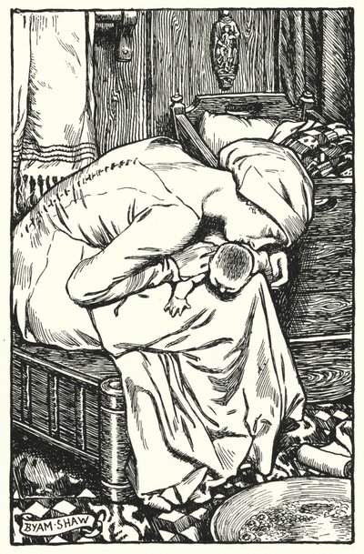 Illustratie voor The Cloister and The Hearth door Charles Reade door Byam (after) Shaw