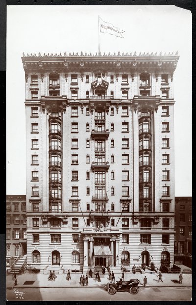 Hotel Woodstock op 127 West 43rd Street, New York, 1907 door Byron Company
