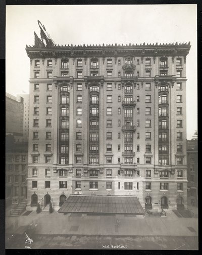 Hotel Woodstock op 127 West 43rd Street, New York, 1911 of 1912 door Byron Company