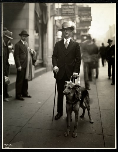 Mr. Himmel van de New York Association for the Blind, 111 East 59th Street, New York, 1930 door Byron Company