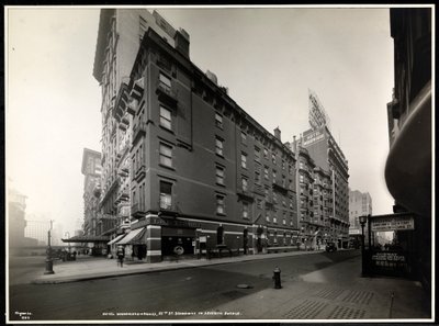 Het Hotel Woodward, Broadway en 55th Street, New York, 1920 door Byron Company