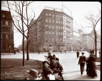 Het Union Square Hotel op Union Square East en 15th Street, New York, 1905 door Byron Company