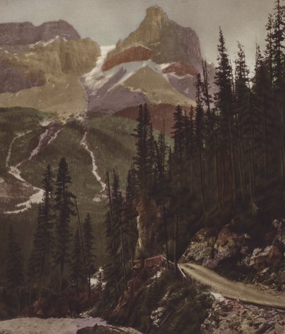 Cathedral Peak, Hoogte 10.454 voet door Byron Hill Harmon