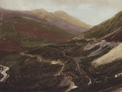 De Spiraaltunnels, Field Hill, British Columbia door Byron Hill Harmon