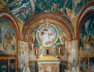 Kapel van Sint Eldrad en Sint Nicolaas met Romaanse fresco