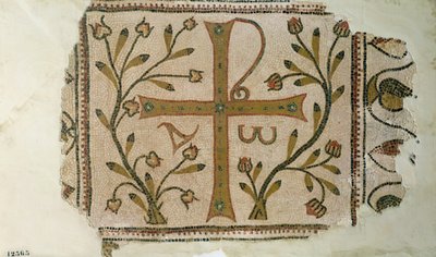 Kruis van Sbeitla, van de Basiliek van Henchir Ali Ben Rzal, Tunesië, 5e-6e eeuw door Byzantine