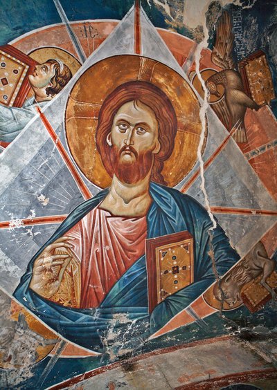 Salvator Mundi (Verlosser van de wereld) door Byzantine