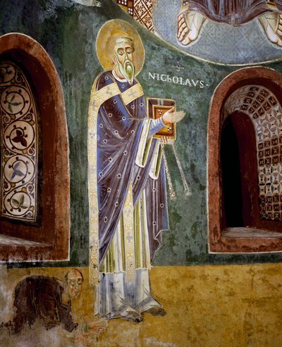 Sint Nicolaas (detail) door Byzantine