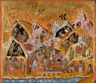 De Ontslaping van Sint Sabbas de Heilige, Eind 16e eeuw door Byzantine