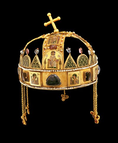 De Heilige Kroon van Hongarije, 11e-12e eeuw door Byzantine