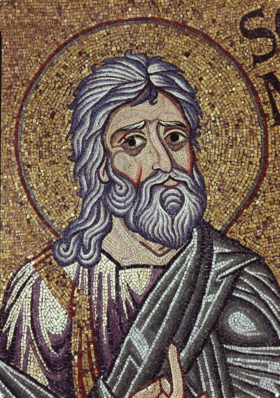 De profeet Zefanja (detail) door Byzantine Byzantine