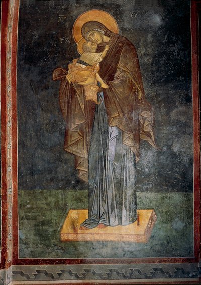 Maagd en Kind door Byzantine Byzantine