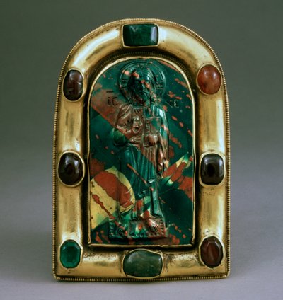 Camee met zegenende Christus, Byzantijns, 11e eeuw door Byzantine Byzantine