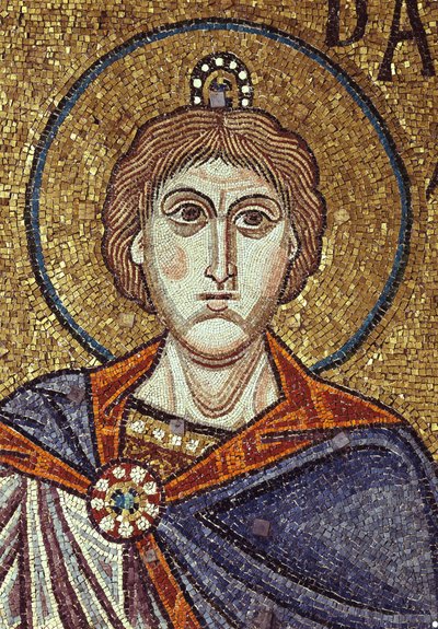 De profeet Daniël (detail) door Byzantine Byzantine