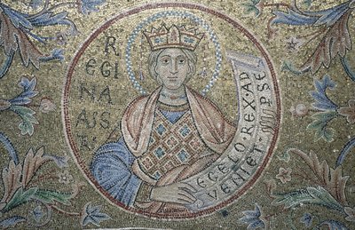 De Koningin van Sheba (detail) door Byzantine Byzantine