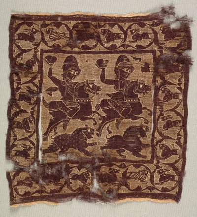 Sierlijke vierkant van een tuniek door Byzantine PeriodEgyptian