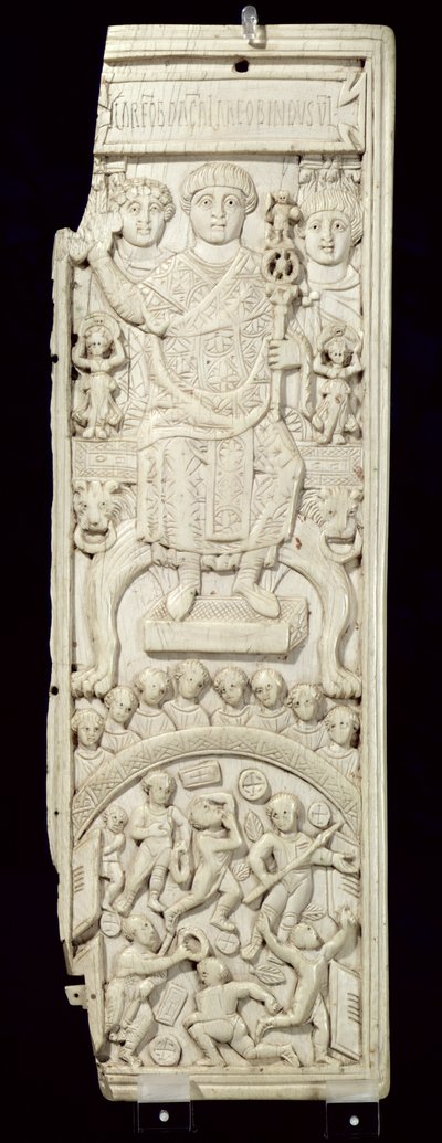 Paneel van het Diptiek van Consul Areobindus, Constantinopel, 506 AD door Byzantine School