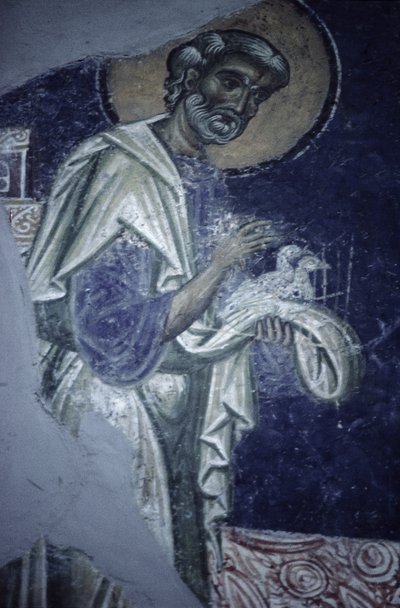 St. Jozef (detail) door Byzantine School