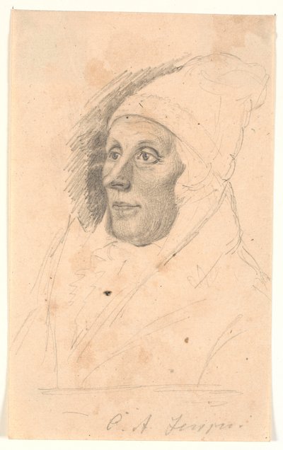 Portret van koopman Andreas Christiansen in Flensburg door C.A. Jensen