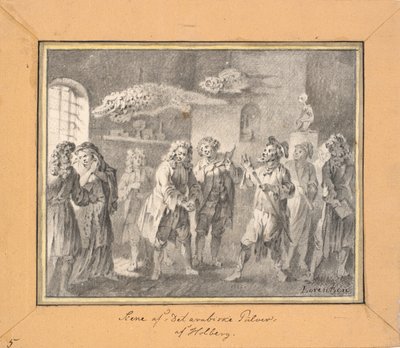 Scène uit Ludvig Holberg 