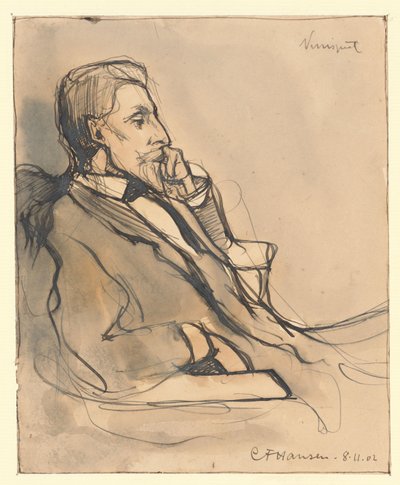 Portret van Cornelis van Rooyen door C.F. Hansen