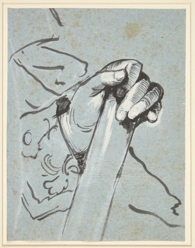Studie van een Hand door C.G. Pilo