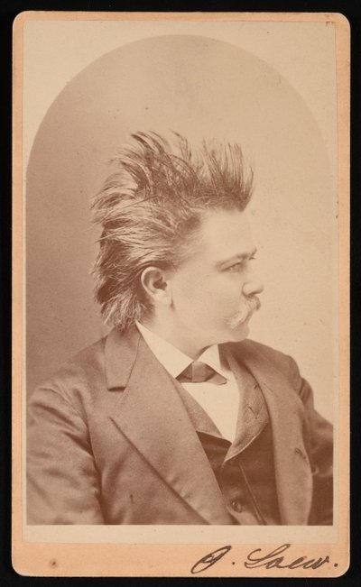 Portret van Oscar Loew, circa 1876 door CH McCallister