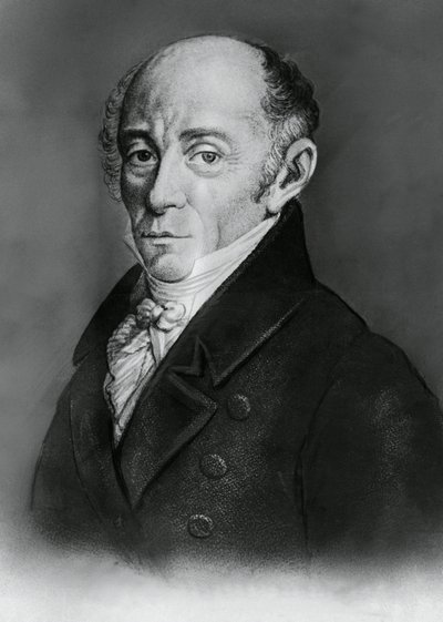 Portret van Muzio Clementi (1752-1832), Italiaanse componist en pianist door J.B. and Brown J. Rowbotham