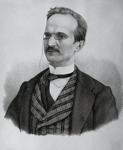 Portret van Urbano Rattazzi (1808-1873), Italiaanse politicus, lithografie door J.B. and Brown J. Rowbotham