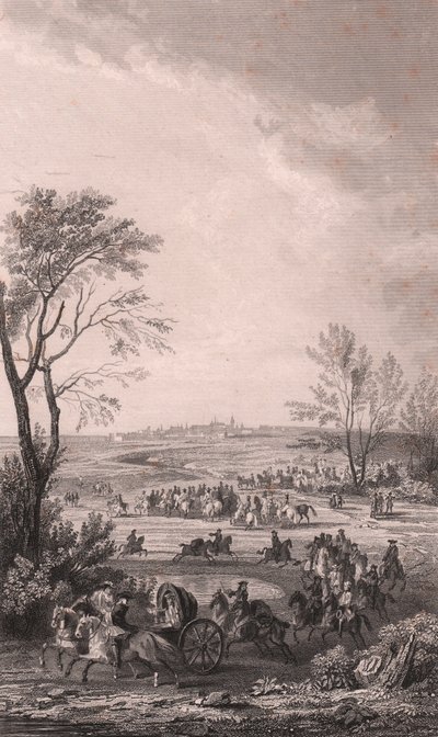 Inname van de stad Conde door Lodewijk XIV, 26 april door J.B. and Brown J. Rowbotham