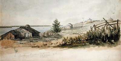 Fort Henry, Kingston, Ontario, Canada, 8 september 1832 door C.J. Gibson