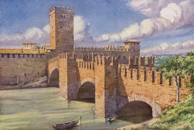 Kasteel Vecchio, Verona door C.T.G. Formili