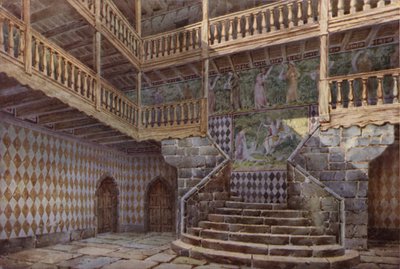 Het Kasteel van Fenis, nabij Nus, Val D